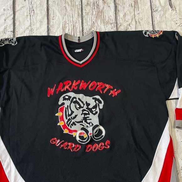 Warkworth Guard Dogs Canada CCM Hockey Sports Jersey Shirt - Picture 3 of 12
